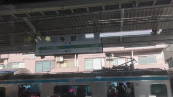 与野駅から大宮駅の乗車記録(乗りつぶし)写真