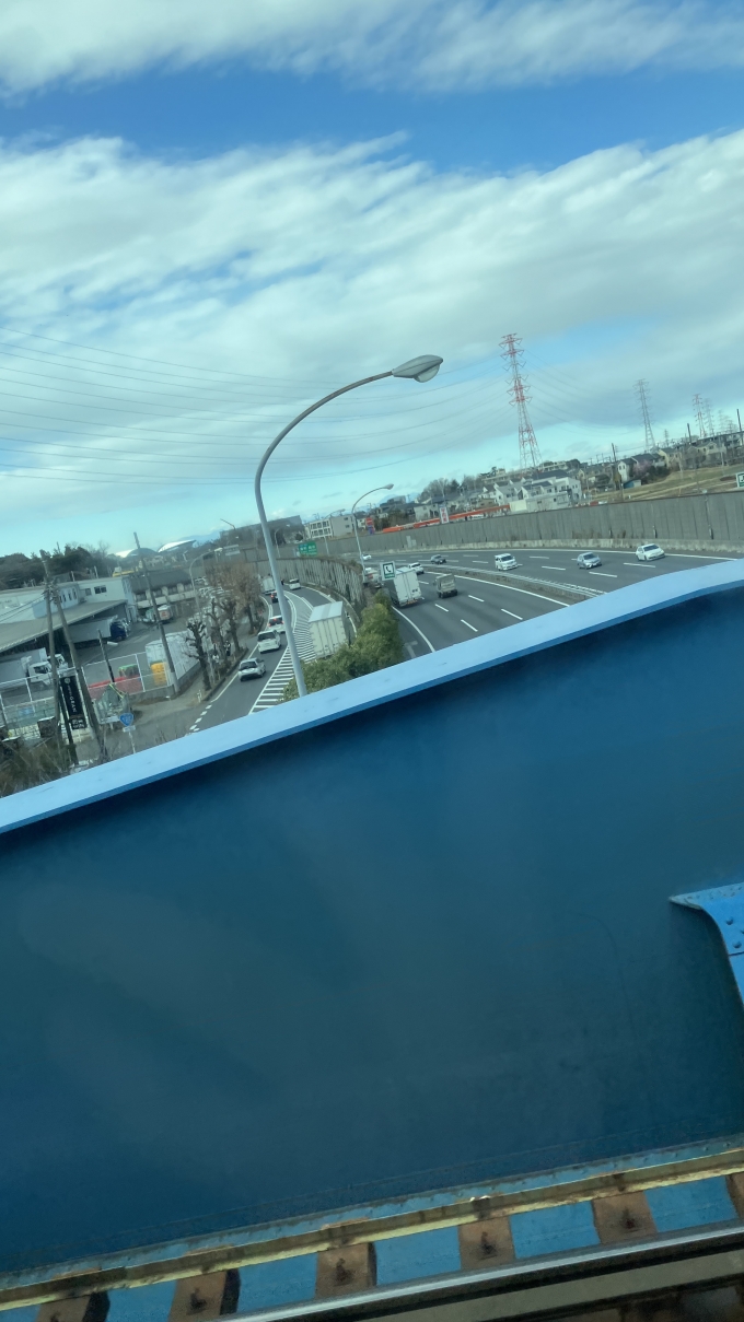 鉄道乗車記録の写真:車窓・風景(3)        「東浦和駅と東川口駅の間には東北自動車道との立体交差がある。」