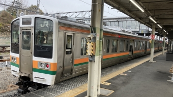 佐野駅から栃木駅の乗車記録(乗りつぶし)写真