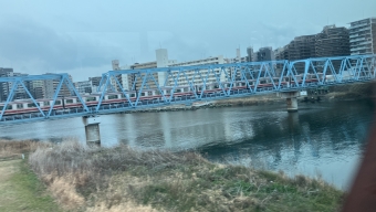 品川駅から川崎駅(上野東京ライン経由)の乗車記録(乗りつぶし)写真