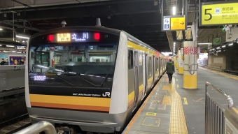 川崎駅から平間駅の乗車記録(乗りつぶし)写真