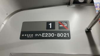大宮駅から高崎駅(上野東京ライン経由)の乗車記録(乗りつぶし)写真