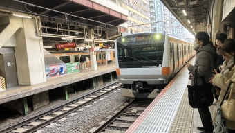 国分寺駅から新宿駅の乗車記録(乗りつぶし)写真