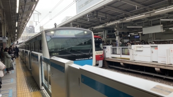 横浜駅から桜木町駅(JR根岸線経由)の乗車記録(乗りつぶし)写真