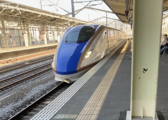 高崎駅から東京駅(上越新幹線経由)の乗車記録(乗りつぶし)写真