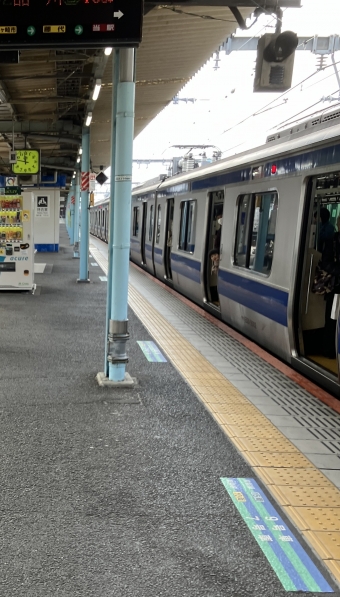 取手駅から我孫子駅の乗車記録(乗りつぶし)写真