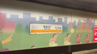 溜池山王駅から日本橋駅の乗車記録(乗りつぶし)写真