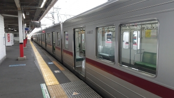 館林駅から加須駅の乗車記録(乗りつぶし)写真