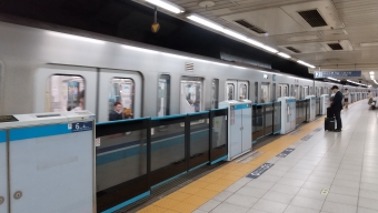 飯田橋駅から神楽坂駅の乗車記録(乗りつぶし)写真