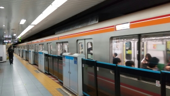 中野駅から竹橋駅の乗車記録(乗りつぶし)写真