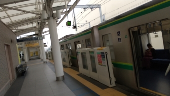 北綾瀬駅から綾瀬駅の乗車記録(乗りつぶし)写真
