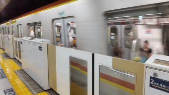 市ケ谷駅から麹町駅の乗車記録(乗りつぶし)写真