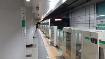 二重橋前駅から赤坂駅の乗車記録(乗りつぶし)写真