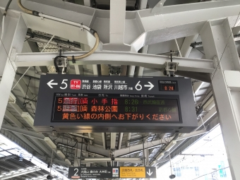 自由が丘駅から渋谷駅:鉄道乗車記録の写真