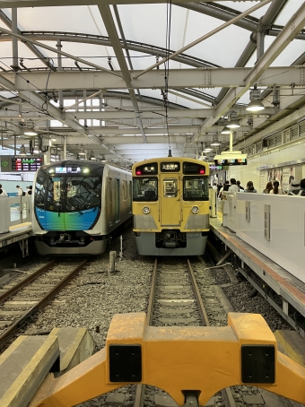 高田馬場駅から西武新宿駅の乗車記録(乗りつぶし)写真