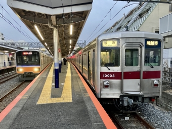 大山駅から和光市駅の乗車記録(乗りつぶし)写真