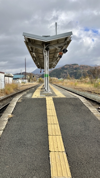 替佐駅から豊野駅の乗車記録(乗りつぶし)写真