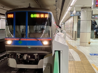 田園調布駅から日吉駅の乗車記録(乗りつぶし)写真