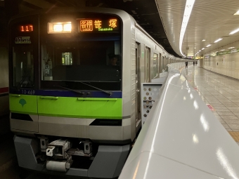 曙橋駅から新宿三丁目駅の乗車記録(乗りつぶし)写真
