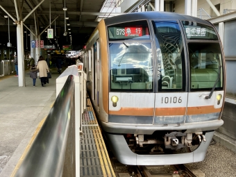 明治神宮前駅から武蔵小杉駅の乗車記録(乗りつぶし)写真
