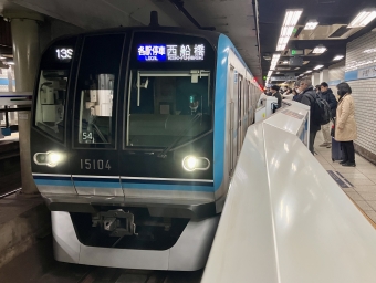 九段下駅から日本橋駅の乗車記録(乗りつぶし)写真