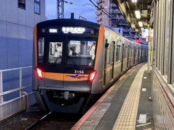 日暮里駅から町屋駅の乗車記録(乗りつぶし)写真