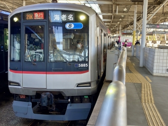 田園調布駅から多摩川駅の乗車記録(乗りつぶし)写真