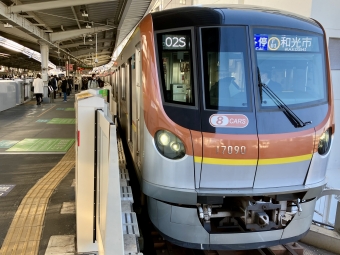 中目黒駅から渋谷駅の乗車記録(乗りつぶし)写真