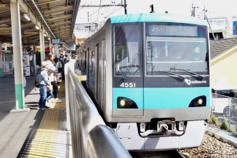 新松戸駅から馬橋駅の乗車記録(乗りつぶし)写真