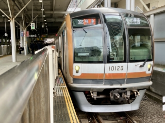 中目黒駅から武蔵小杉駅の乗車記録(乗りつぶし)写真