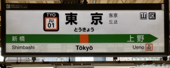 東京駅から南千住駅:鉄道乗車記録の写真