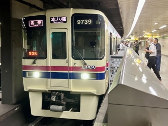 曙橋駅から岩本町駅の乗車記録(乗りつぶし)写真