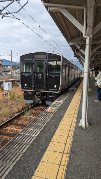 有田駅から武雄温泉駅の乗車記録(乗りつぶし)写真