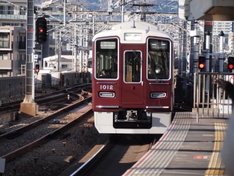 曽根駅から京都河原町駅の乗車記録(乗りつぶし)写真