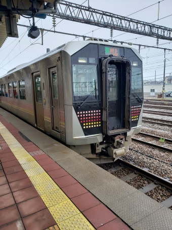 酒田駅から羽後本荘駅の乗車記録(乗りつぶし)写真