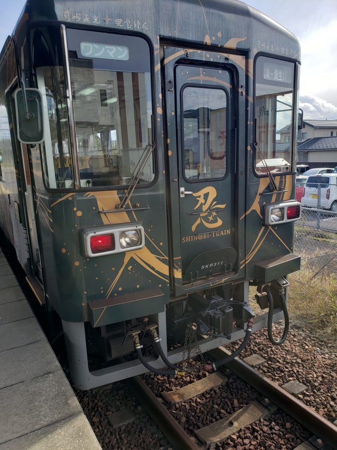 鉄道乗車記録の写真:乗車した列車(外観)(1)        「忍者…」