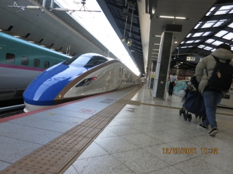 東京駅から軽井沢駅の乗車記録(乗りつぶし)写真