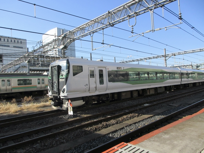 鉄道乗車記録の写真:列車・車両の様子(未乗車)(2)        「e257系om52編成です。」