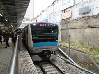 大井町駅から東京駅の乗車記録(乗りつぶし)写真
