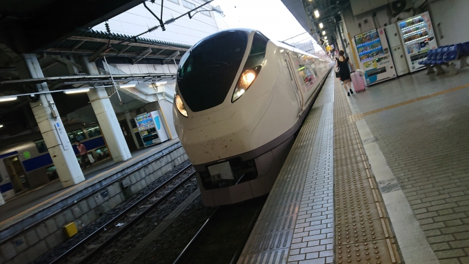 鉄道乗車記録の写真:乗車した列車(外観)(1)          「特急ひたち22号」