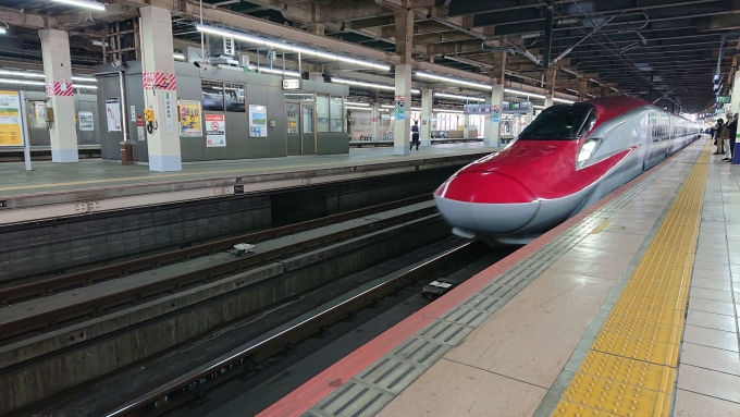 鉄道乗車記録の写真:乗車した列車(外観)(1)          「やまびこ303号 福島行き」