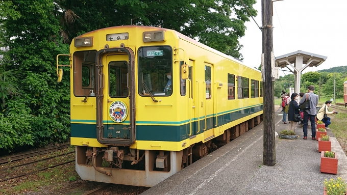 鉄道乗車記録の写真:乗車した列車(外観)(2)        「いすみ鉄道」