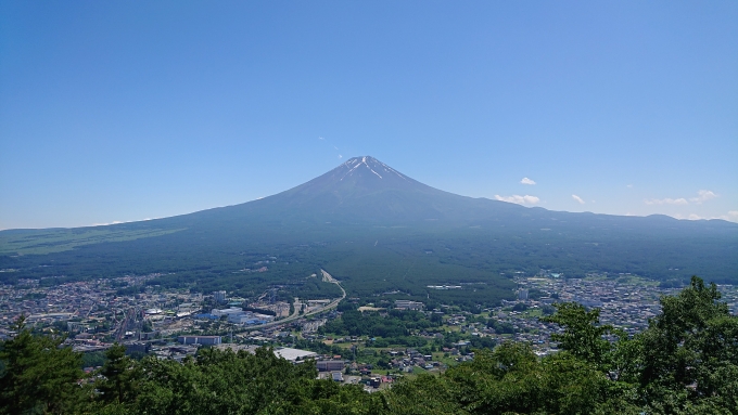 鉄道乗車記録の写真:旅の思い出(2)        「無も一つない富士山」