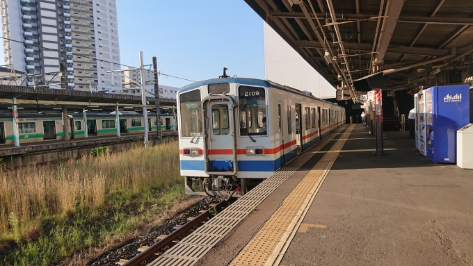 鉄道乗車記録の写真:乗車した列車(外観)(2)        「関東鉄道常総線 普通 下館行き」