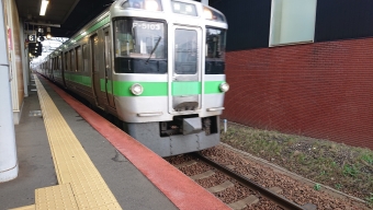 白石駅から富良野駅の乗車記録(乗りつぶし)写真