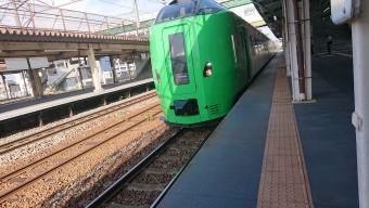 美瑛駅から札幌駅の乗車記録(乗りつぶし)写真