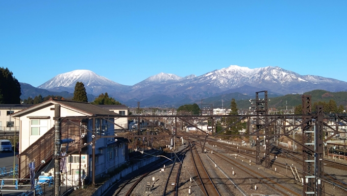 鉄道乗車記録の写真:旅の思い出(1)        「下今市駅からの眺望」