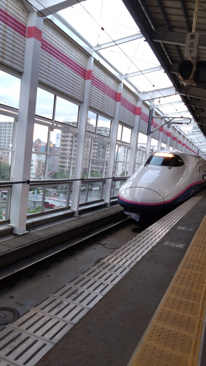 鉄道乗車記録の写真:乗車した列車(外観)(2)        「やまびこ・つばさ154号 東京行き」