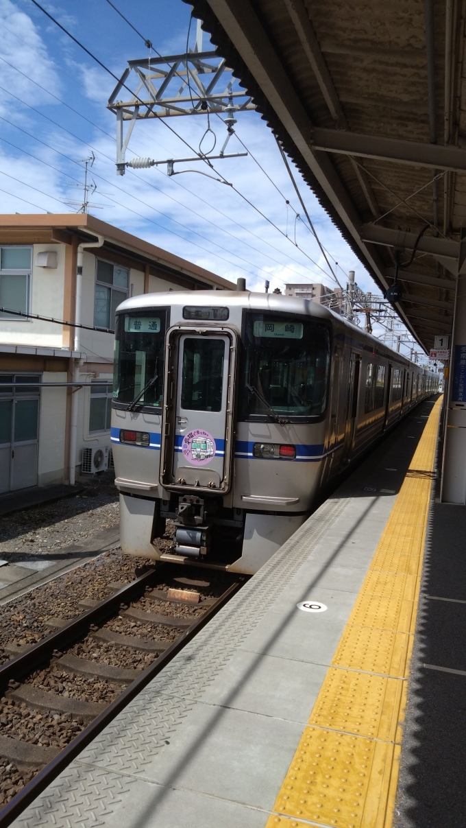 鉄道乗車記録の写真:乗車した列車(外観)(1)        「愛知環状鉄道 普通 岡崎行き」
