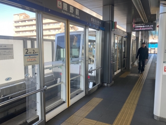日暮里駅から熊野前駅の乗車記録(乗りつぶし)写真